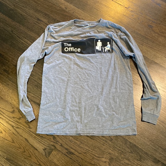 the office Other - The Office Gray Long Sleeve T Shirt Medium M VGUC